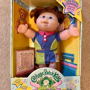 1998 Babblin Fun Morgan Cabbage Patch Doll